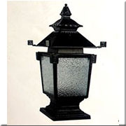 Đèn Trụ Cổng CT CT-6225 300xH530, đế 200