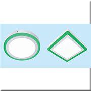 Đèn Ốp Nổi Viền Xanh Lá MDL MD N-202 XANH LÁ 12+4W