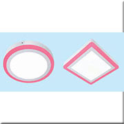 Đèn Ốp Nổi Viền Hồng MDL MD N-202 HỒNG 18+6W