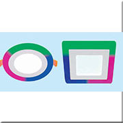 Đèn Ốp Nổi Viền 3 Màu MDL MD N-205 24+12W