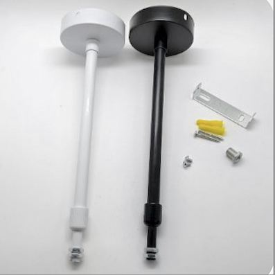 Ti dài có đế để cho trần nhà cao bắt đèn ray, thanh ray kéo ngắn dài 30-60cm
