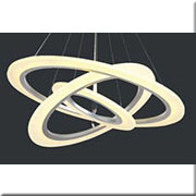 Đèn Thả LED 3 vòng tròn led TL-6008/4-6-8 Ø400x600x800