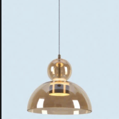 Đèn thuỷ chụp thuỷ tinh đường kính 25cm Led 12W TL-12379/GD