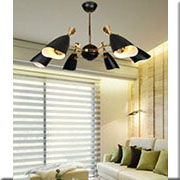 Đèn Chùm Nghệ Thuật BMC1 CH-02/6-BK W1000xH750