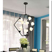 Đèn Chùm Nghệ Thuật BMC1 ĐT-2534/9-BK Ø700xH600