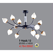 Đèn Chùm Nghệ Thuật VE3 T-9668/12 Ø850xH850