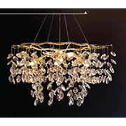 Đèn Chùm pha lê tròn đường kính 80cm ĐT-6662/800 RD