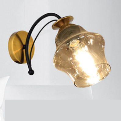 Đèn Tường phong cách châu âu, bán cổ điển hoa loa kèn VB-8871/1 Ø120xH300