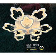 Đèn áp trần LED BMC2 ML-6138/6+3 Ø750