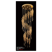 Đèn Thả Pha Lê AU2 6002-25P Ø800xH3500