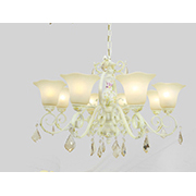 Đèn Chùm Châu Âu bán cổ điển 8 chao thân gốm CH0274/8 Ø920xH600