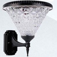 Đèn Vách Ngoại Thất năng lượng mặt trời GT438 Ø295xC435