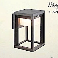 Đèn gắn tường năng lượng mặt trời có cảm biến sáng tối  ODL-7006