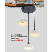 Đèn Thả Bàn Ăn AU2 8003/3B Ø300xH1000