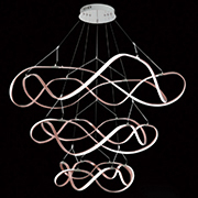 Đèn Thả Nghệ Thuật AU2 MD3309-18L HONG Ø500+800+1100xH1200