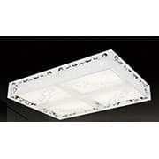 Đèn áp trần LED hình chữ nhật có hoa văn 1103L 1000x700xH160