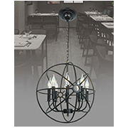 Đèn Thả Bàn Ăn AU2 KD-6520-8 Ø520xH1500