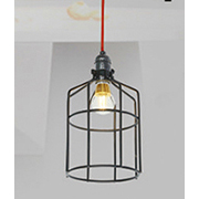 Đèn Thả lồng chim đen, đỏ, vàng AU2 LD-01M Ø160xH220