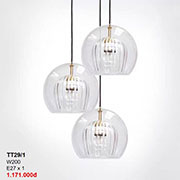 Đèn Thả Bàn Ăn 3 bóng thuỷ itnh tròn CTK5 TT.29/3