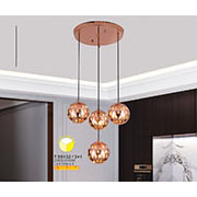 Đèn Thả Bàn Ăn SN3 T 2203/3+1 Ø300xH1000