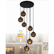 Đèn Thả Bàn Ăn SN3 T 2205/6+1 Ø350xH1500