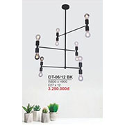 Đèn Chùm Nghệ Thuật BMC1 ĐT-06/12 BK W800xH900