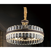 Đèn thả Pha Lê tròn đường kính 60cm led 3 chế độ sáng 8075/600