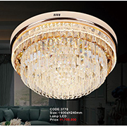 Đèn Mâm Pha Lê Led KP6 3770/600 Ø600xH240