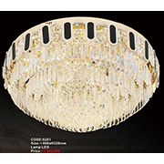 Đèn Mâm Pha Lê Led KP6 9201/800 Ø800xH320