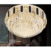 Đèn Mâm Pha Lê Led KP6 9201/600 Ø600xH260