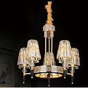 Đèn Chùm Pha Lê KP6 8059/6 Ø600xH460