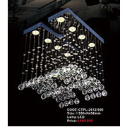 Đèn Thả Pha Lê KP6 CTPL-2012/500 Ø500xH450