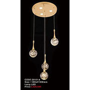 Đèn Thả Pha Lê KP6 20151-4 Ø300xH1000