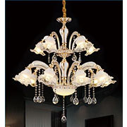 Đèn Chùm Pha Lê Nến KP6 9903/10+5 Ø960xH960