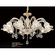 Đèn Chùm Pha Lê Nến KP6 9903/10 Ø880xH530