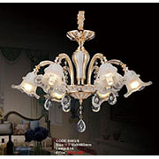 Đèn Chùm Pha Lê Nến KP6 9903/6 Ø710xH480