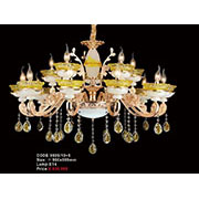 Đèn Chùm Pha Lê Nến KP6 9909/10+5 Ø960x690