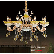 Đèn Chùm Pha Lê Nến KP6 9909/8 Ø810x580