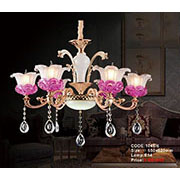 Đèn Chùm Pha Lê Nến KP6 1048/6 Ø650x620