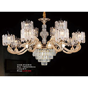 Đèn Chùm Pha Lê Nến KP6 6122/8+4 Ø920x530