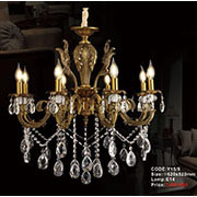 Đèn Chùm Pha Lê Nến KP6 Y15/8 Ø620x520