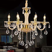 Đèn Chùm Pha Lê Nến KP6 9060/6 Ø650xH580