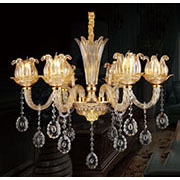 Đèn Chùm Pha Lê Nến KP6 9088/6 Ø680x600