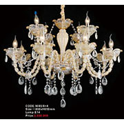 Đèn Chùm Pha Lê Nến KP6 9085/8+4 Ø880xH650