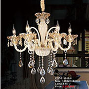 Đèn Chùm Pha Lê Nến KP6 9080/6 Ø650xH600