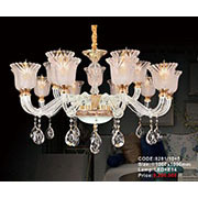 Đèn Chùm Pha Lê Nến KP6 8281/10+5 Ø1000x1000