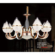 Đèn Chùm Pha Lê KP6 9866-8 Ø800