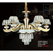 Đèn Chùm Pha Lê KP6 9302-6 Ø700