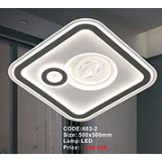 Đèn áp trần LED KP6 603-2 500x500