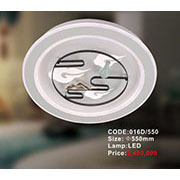 Đèn áp trần LED KP6 016D/550 Ø550